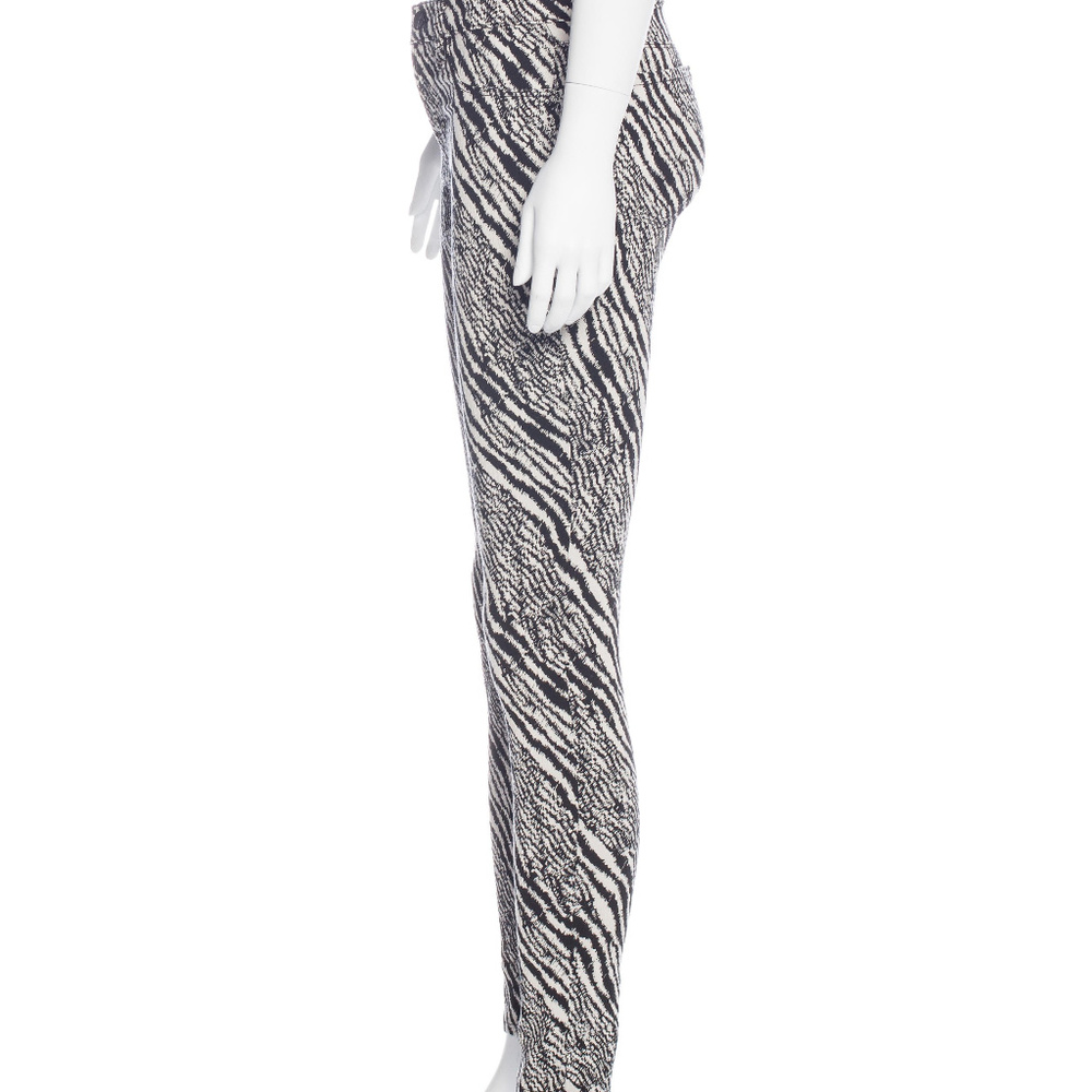 J Brand Mid-Rise Womens Zebra Skinny Stretch Jeans - Picture 6 of 7